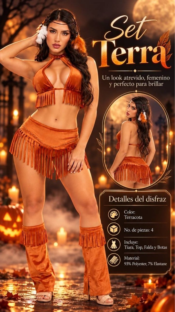Disfraz Halloween para mujer 2026 - Set Terra